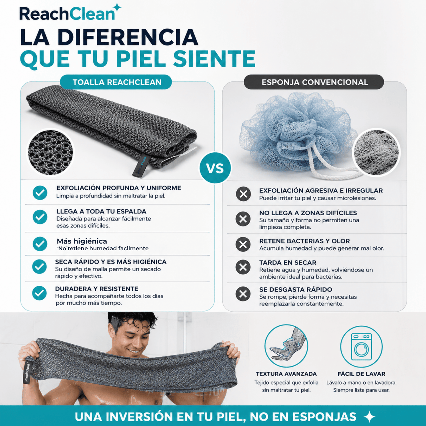 Limpia donde tus manos no llegan
